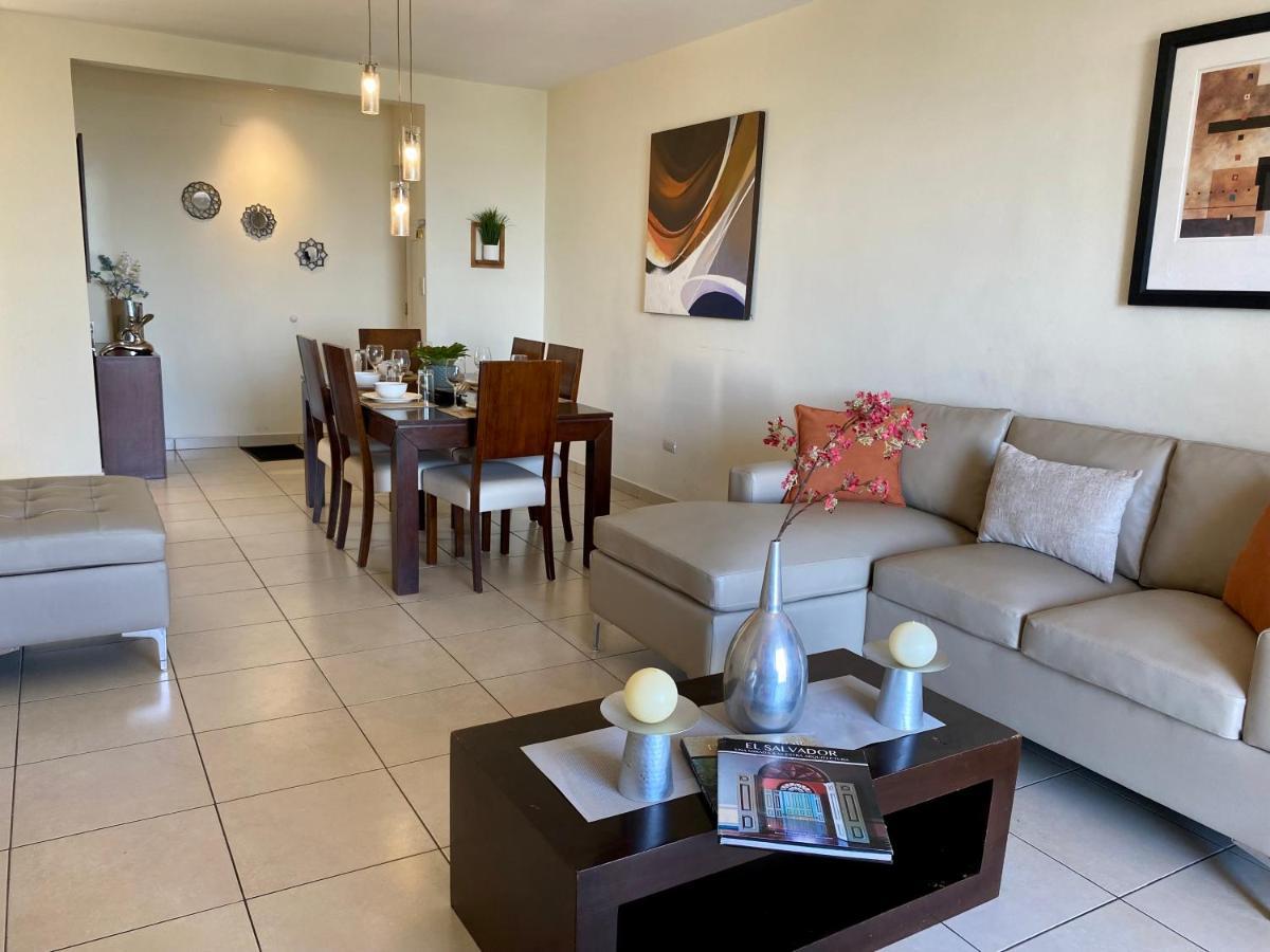 Beautiful Apartment, Terrace With Incredible View, 3 Bdr, Escalon, Exclusive, Secure Сан Салвадор Екстериор снимка