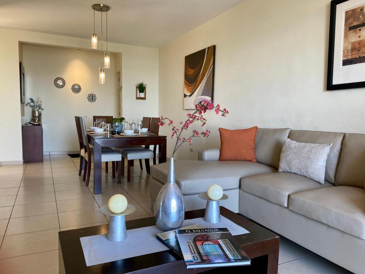 Beautiful Apartment, Terrace With Incredible View, 3 Bdr, Escalon, Exclusive, Secure Сан Салвадор Екстериор снимка